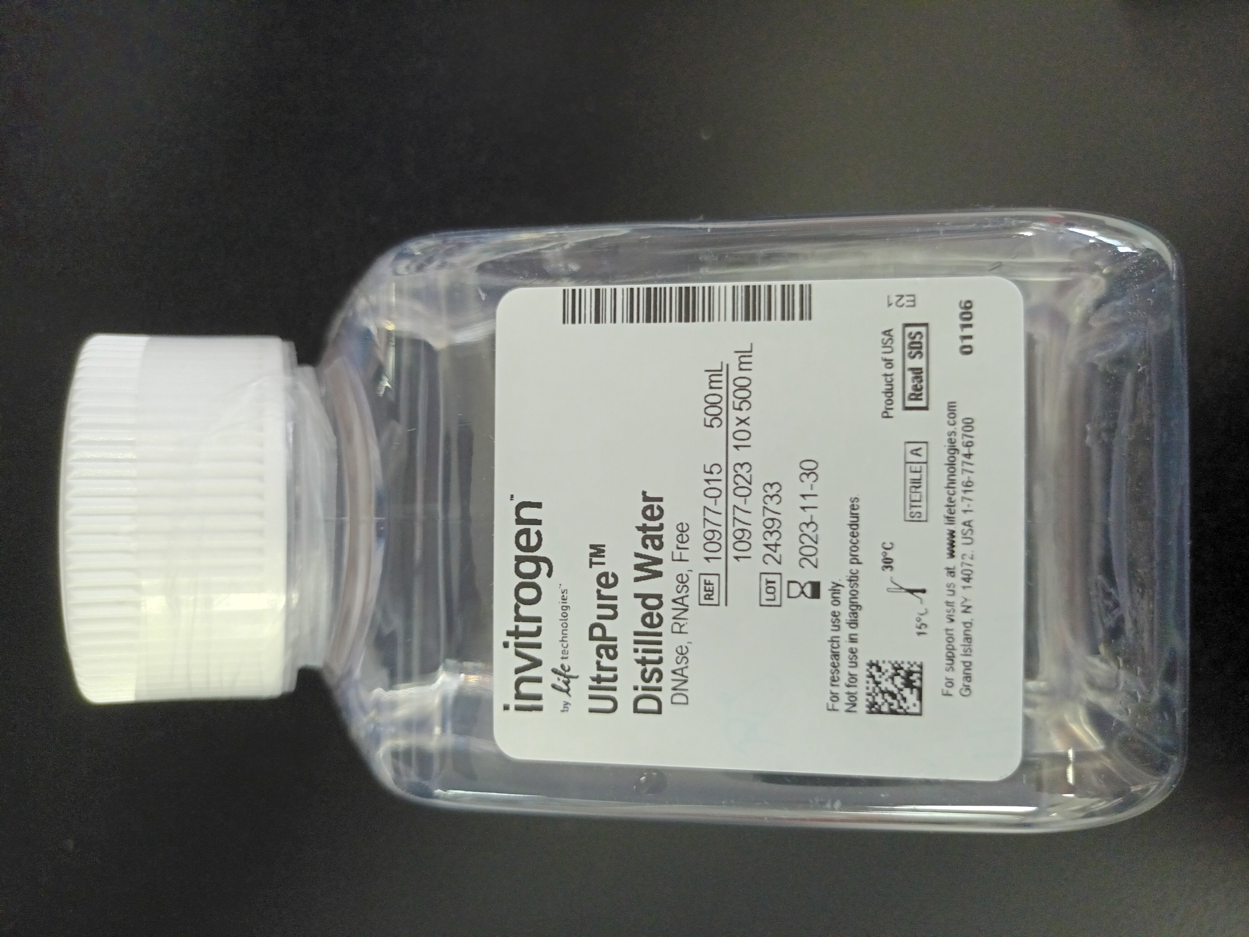 Invitrogen UltraPure Distilled Water